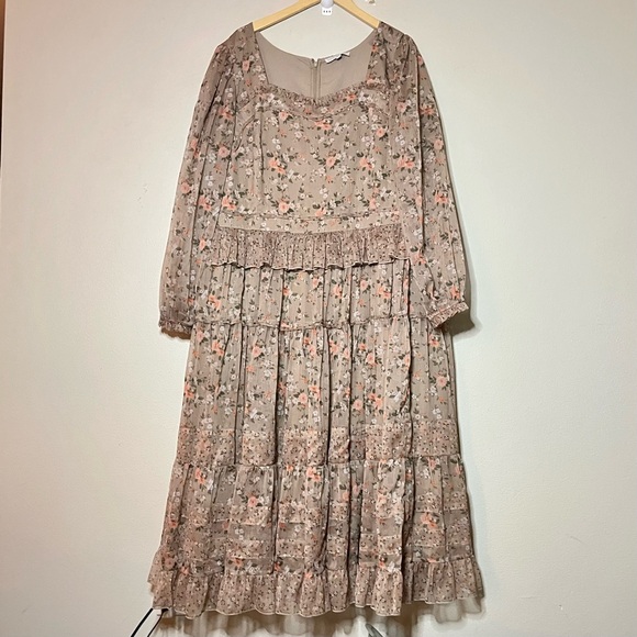 Ivy City Tiered Floral Maxi Dress - Picture 2 of 14